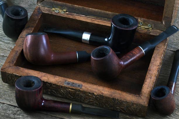 Wooden Smoking Pipe Set